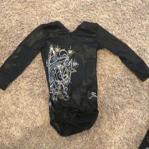 Girls sleeved leotard